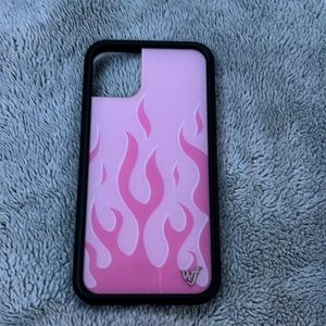 iphone 11 pink flame case